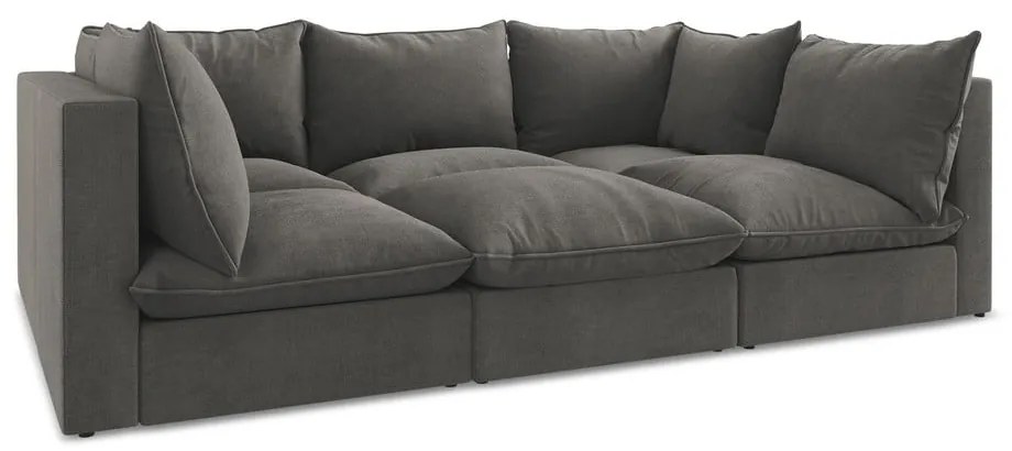 Tmavosivá pohovka 255 cm Manao – Makamii