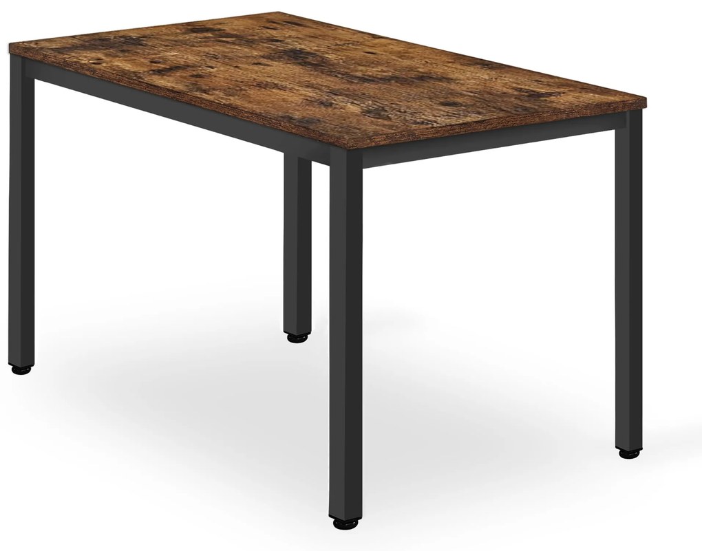Jedálenský stôl Tessa - rustikálna/čierna