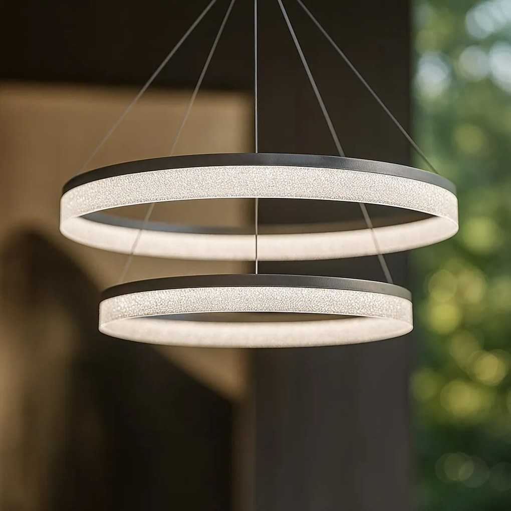 Závesné LED svietidlo Gala, 2x LED 54w, 4000k, s