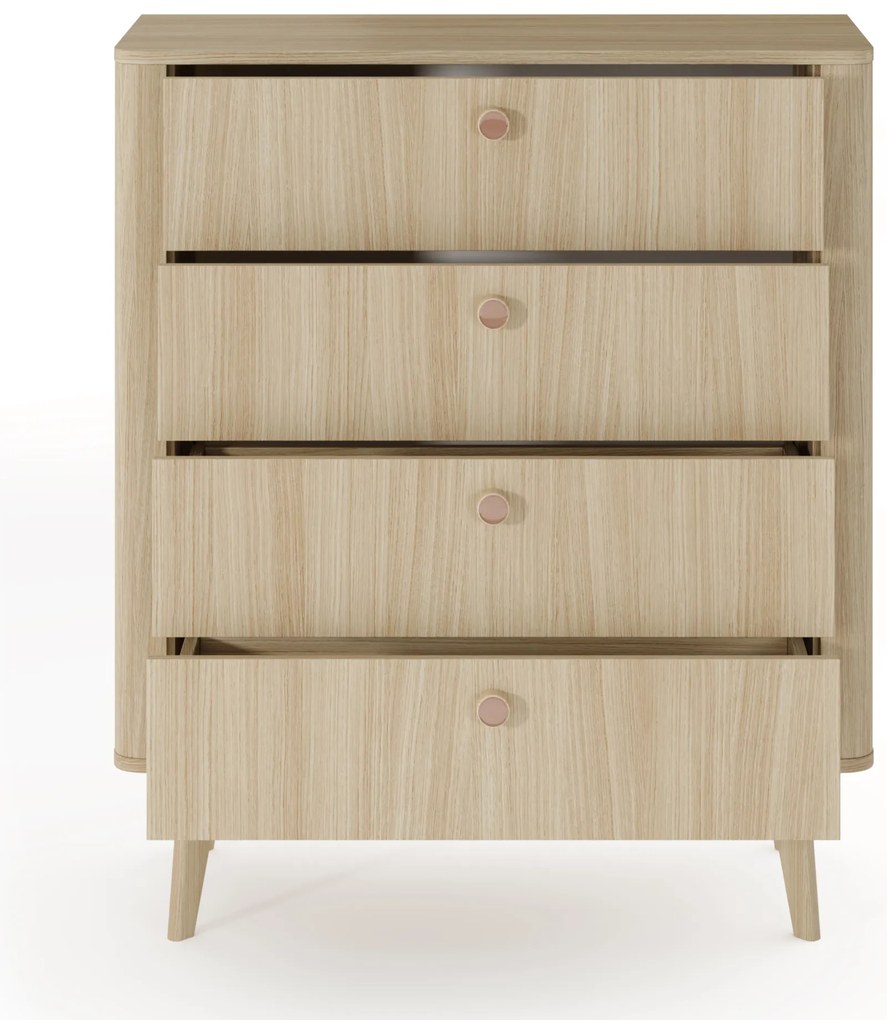 LAS Zásuvková komoda Viki B - dub barista
