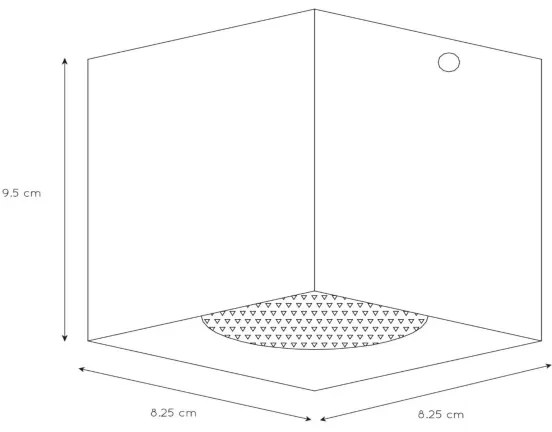 Lucide 09101/01/30 - Bodové svietidlo BODI 1xGU10/50W/230V