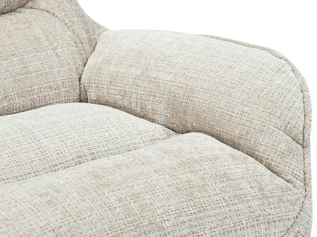 Kreslo CLOUD otočné o 360° šampanská béžová