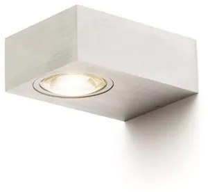 RENDL KORSO I nástenná česaný hliník 230V LED 5W 120° IP54 3000K R12829