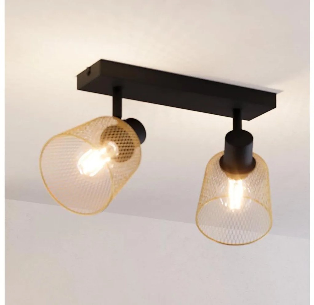 Eglo 900694 - Bodové svietidlo COSLADA 2xE27/40W/230V