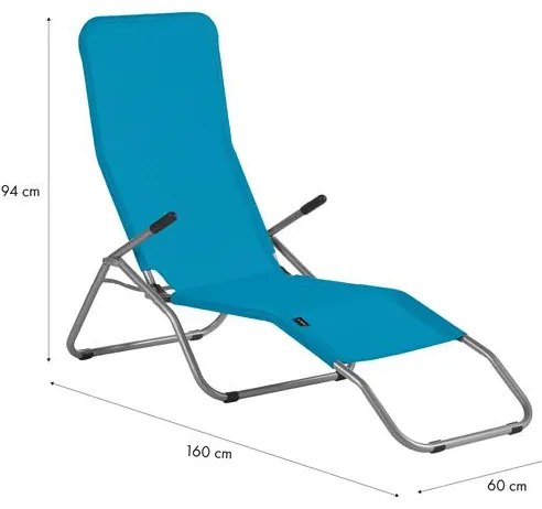 Ležadlo NILS Camp NC3017 - tyrkysové