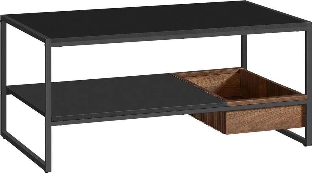 Konferenčný stolík E1081 BK, čierna