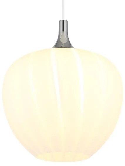 Globo 15548H1W - Luster na lanku MAXY 1xE27/60W/230V pr. 29 cm biela