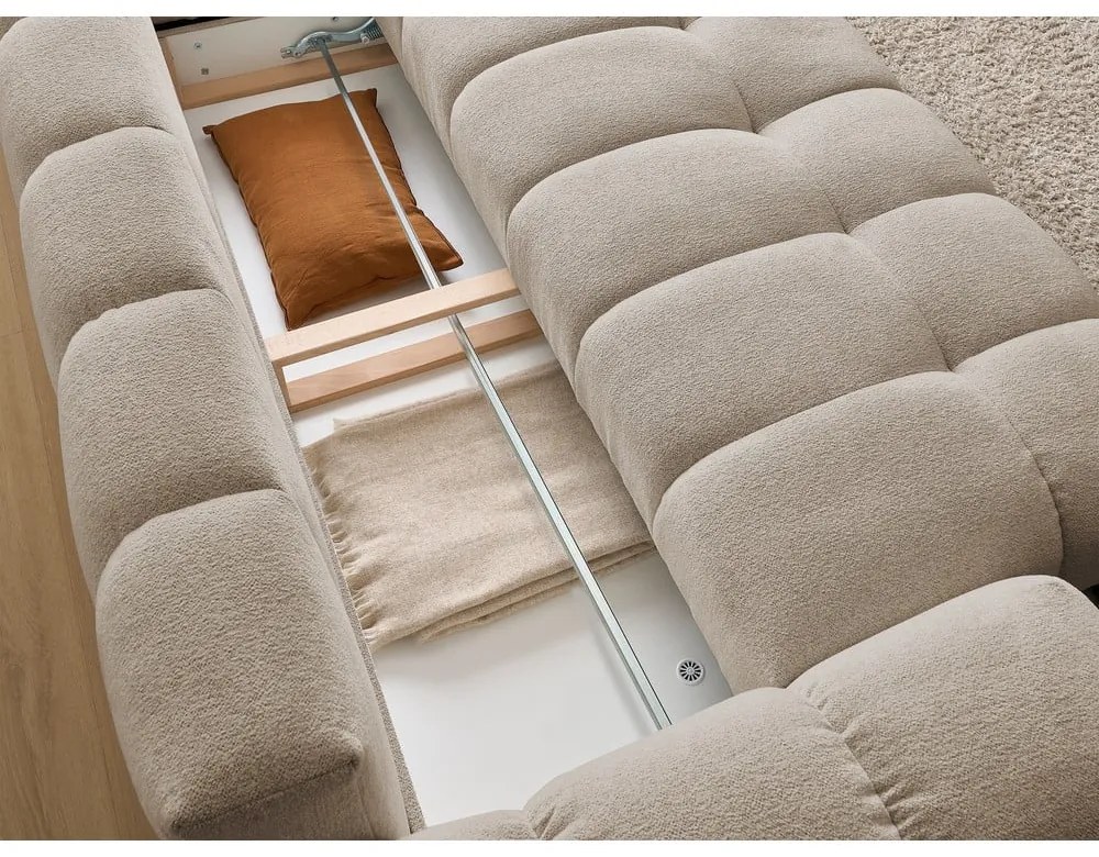 Taupe ženilková pohovka 278 cm Everest – Bobochic Paris