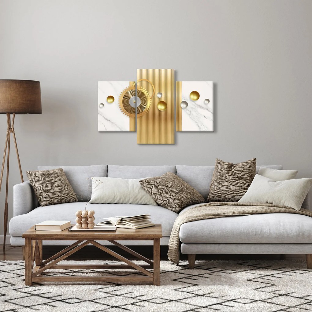 Obraz - Perly na mramore (90x60 cm)