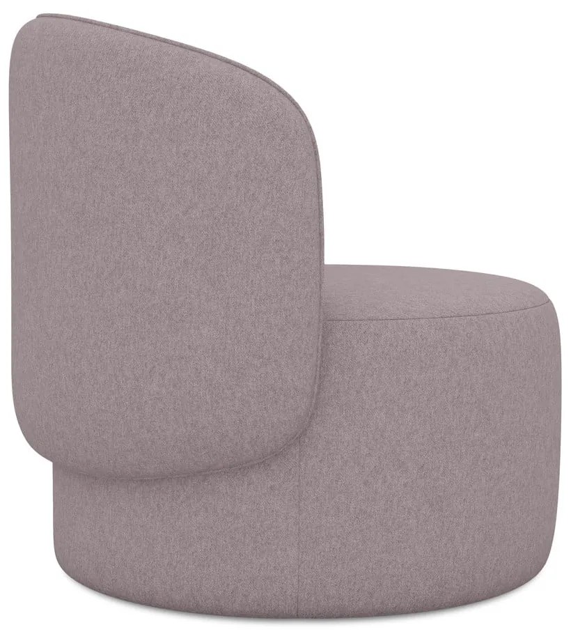 Kreslo v levanduľovej farbe Ipo – Makamii