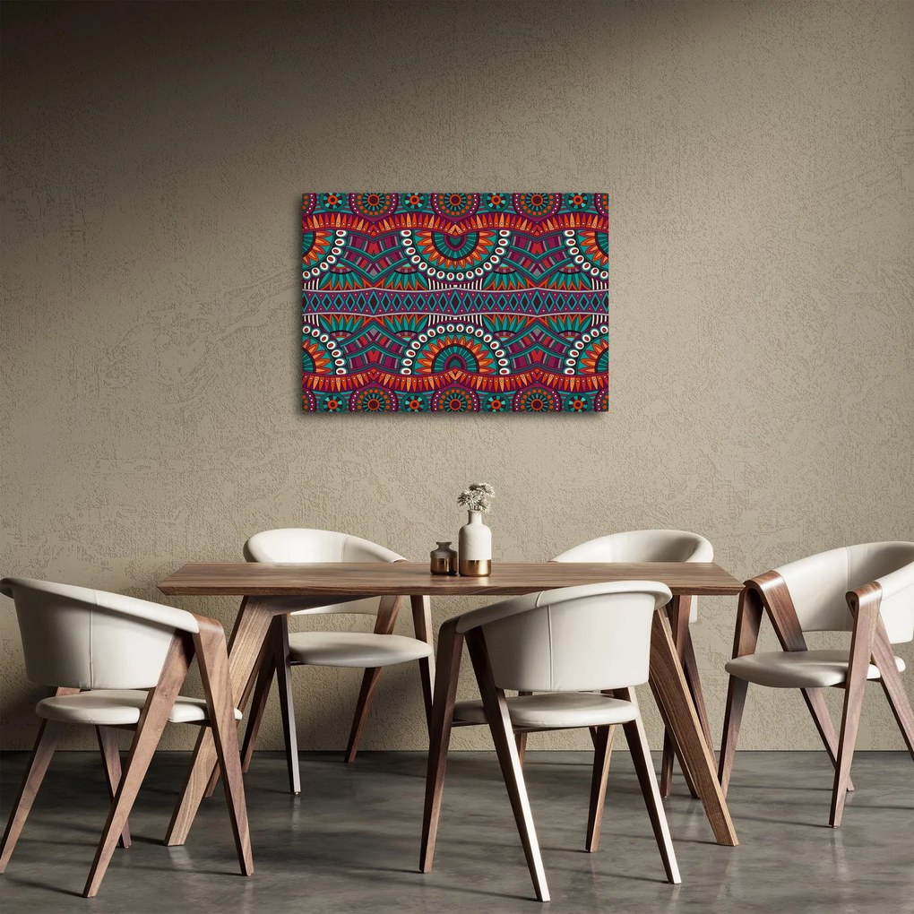 Obraz ornamentálne abstrakcie (70x50 cm)