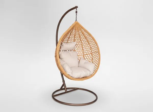 Závesné kreslo RELAX naturálne / béžové / hnedé FAT4804