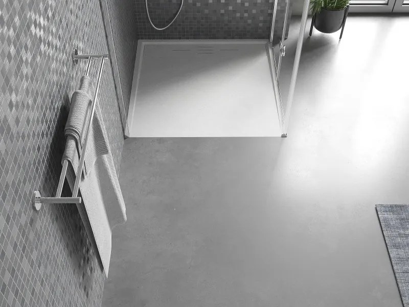 Mexen Amon štvorcový sprchový kút SMC 90 x 90 cm, biely - 4F109090