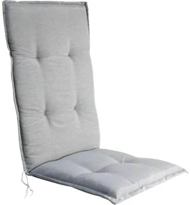 Poduška na kreslo a stoličku s vysokou opierkou 118 x 50 x 6 cm Sun Garden NAXOS HOCH 50318-716 sivá