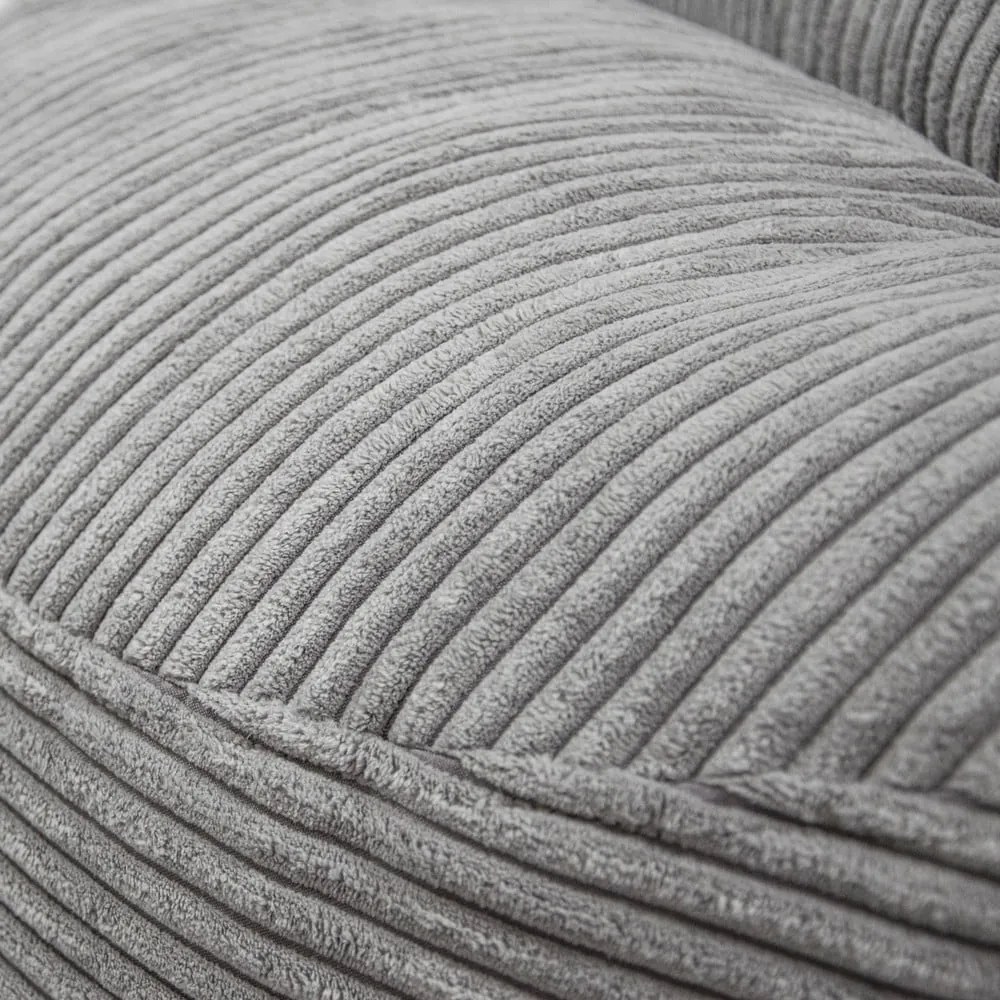 Čierny menčestrový detský sedací vak Om 85 – SLOWDOWN