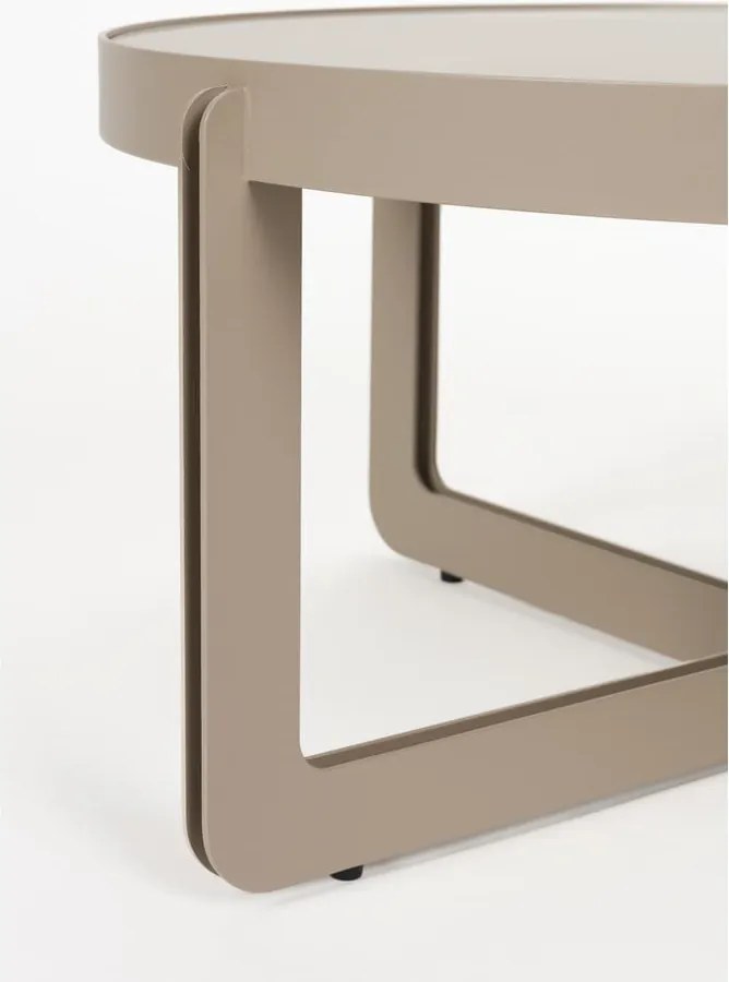 Béžový okrúhly konferenčný stolík ø 68 cm Centre – Zuiver