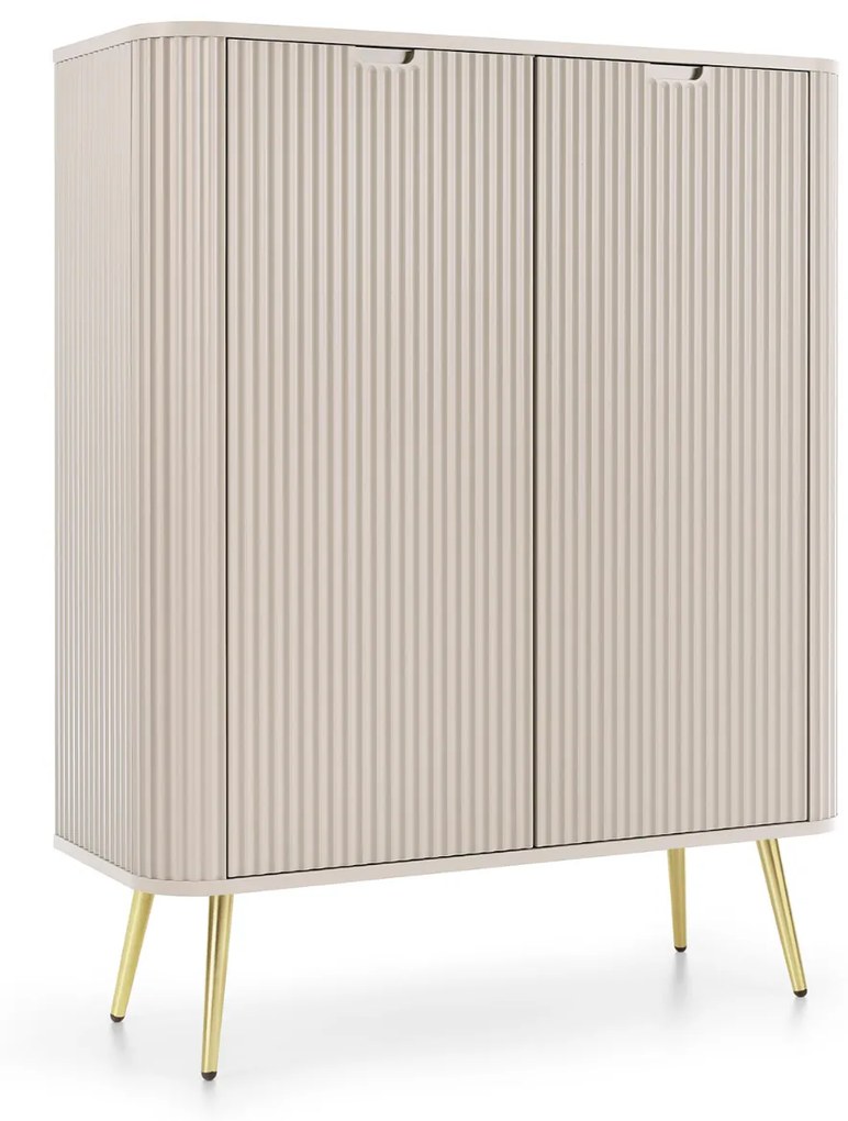 Zova vysoká komoda (K103) do obývačky, kašmír