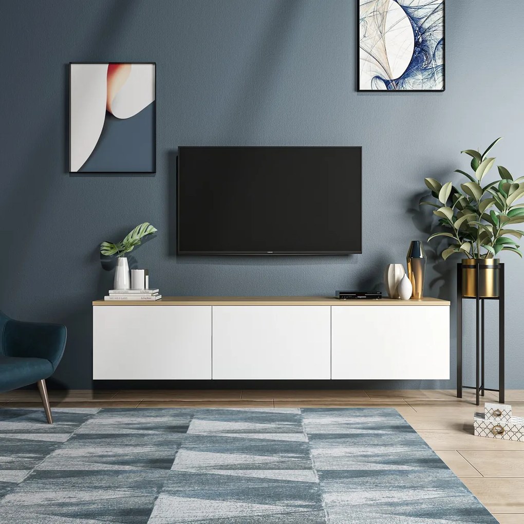 TV stolík Neon White