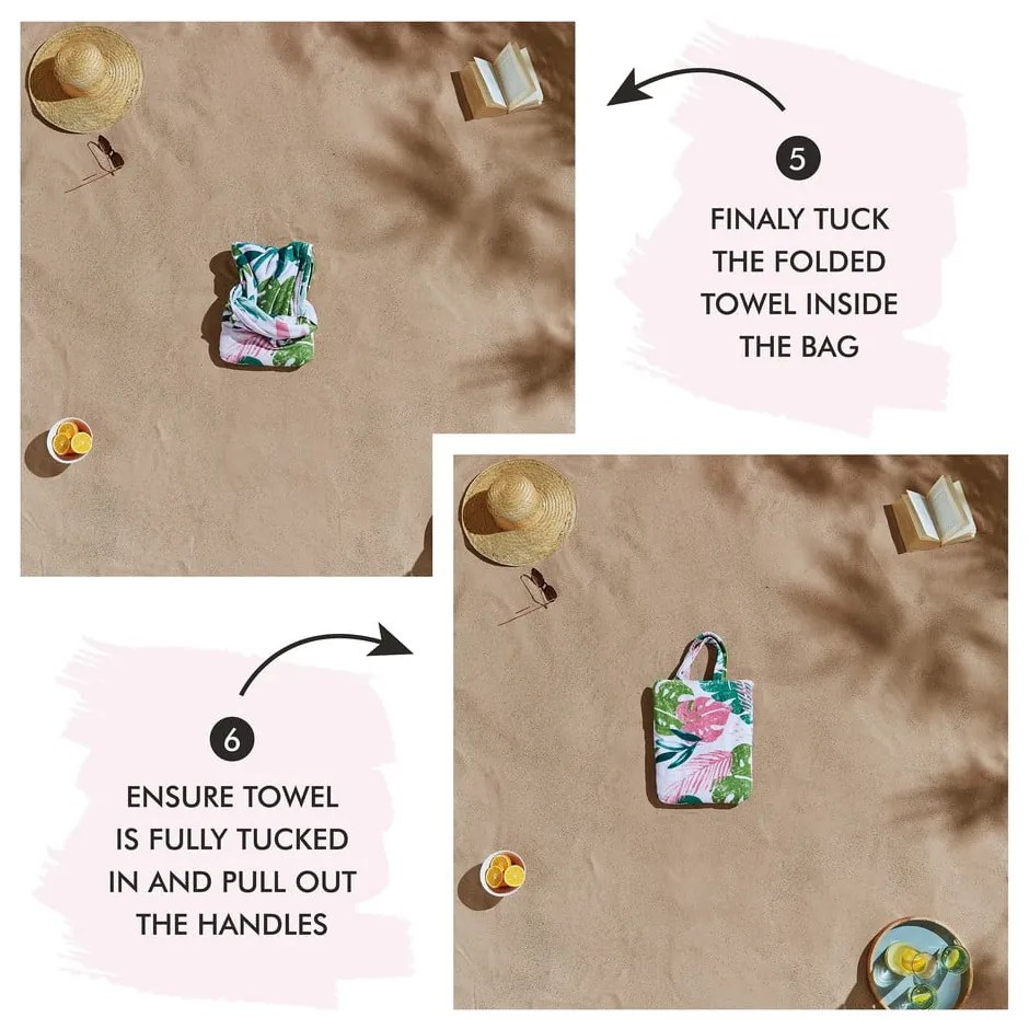 Plážová osuška 150x75 cm Tropical Palm - Catherine Lansfield