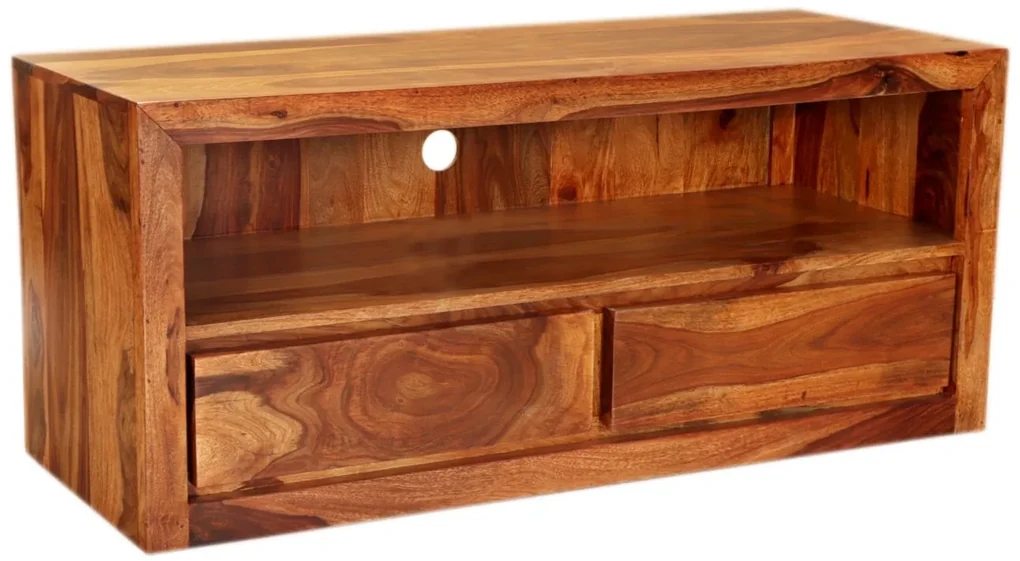 furniture-nabytek.cz - TV stolík drevený z masívu palisander 120x50x45