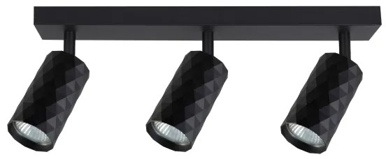 Brilagi - Bodové svietidlo SELE DIAMANT 3xGU10/30W/230V čierne