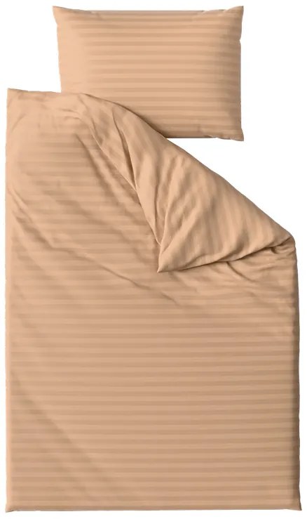 Hotelové obliečky z mikrovlákna JASMINE hnedé - prúžok 2 cm Rozmer obliečky: 70 x 90 cm | 140 x 200 cm