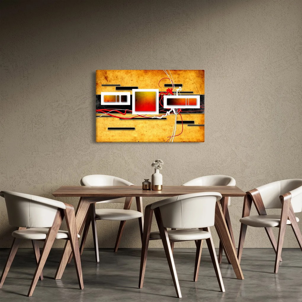 Obraz - Abstrakcia (90x60 cm)