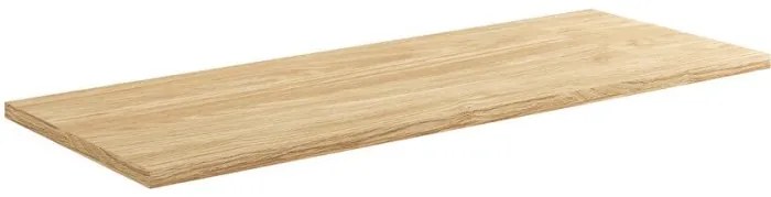 Závěsná skříňka Ocean s deskou a umyvadly 120 cm béžová/dub olejovaný