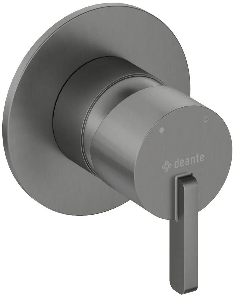 Deante Silia, sprchová/vaňová batéria pod omietku, 1-výstupové teleso, grafitová matná, DEA-BQS_D44L