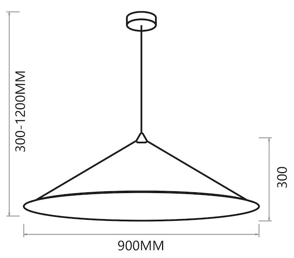 Závesné svietidlo Fuji, 1x čierne/zlaté kompozitné tienidlo, (fi 90cm), b