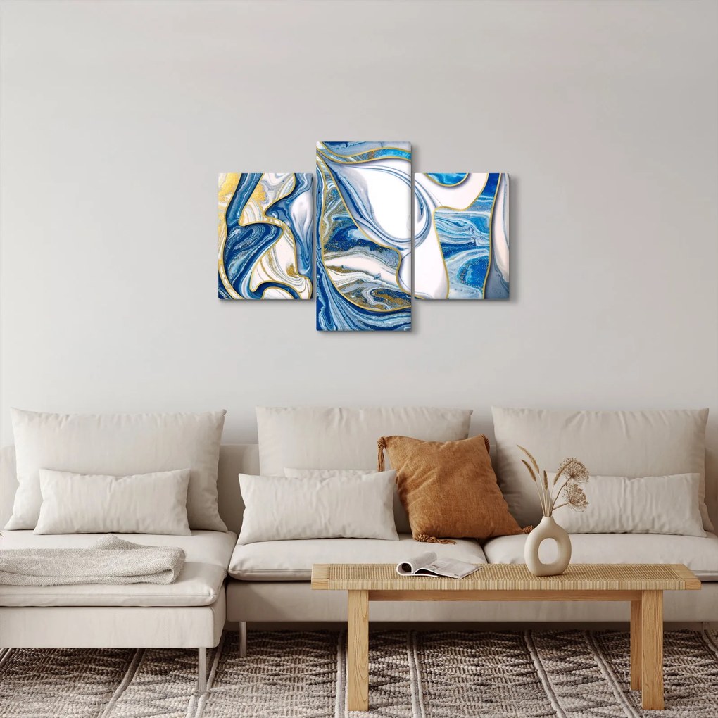 Obraz - Vlny z mramoru (90x60 cm)