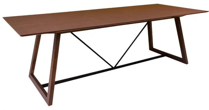 Dizajnový jedálenský stôl Miriam 240, orech