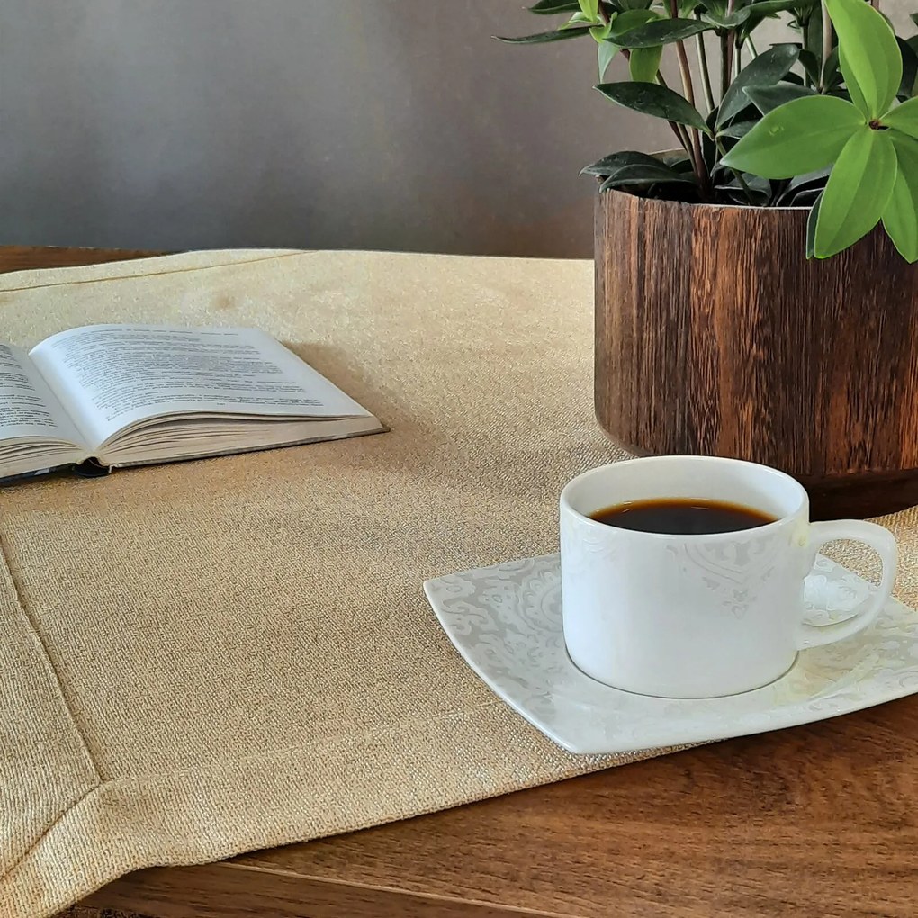 SADA 4 KS PRESTIERANIE NA STÔL STELLA 1 30X40 CM ZLATÝ