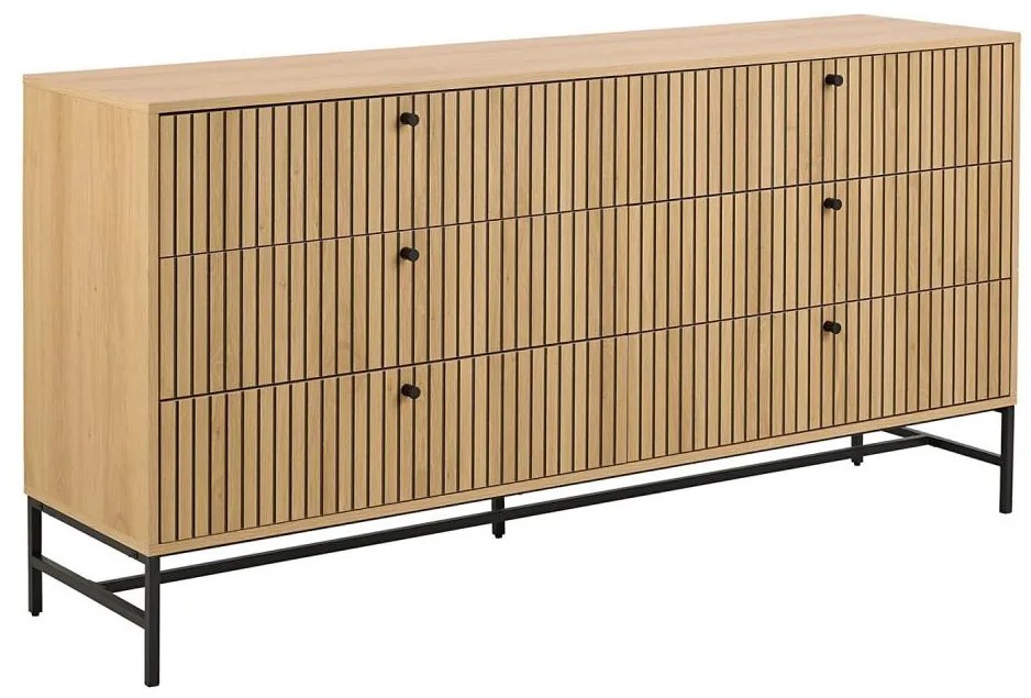 Komoda so zásuvkami OLIVIA dub