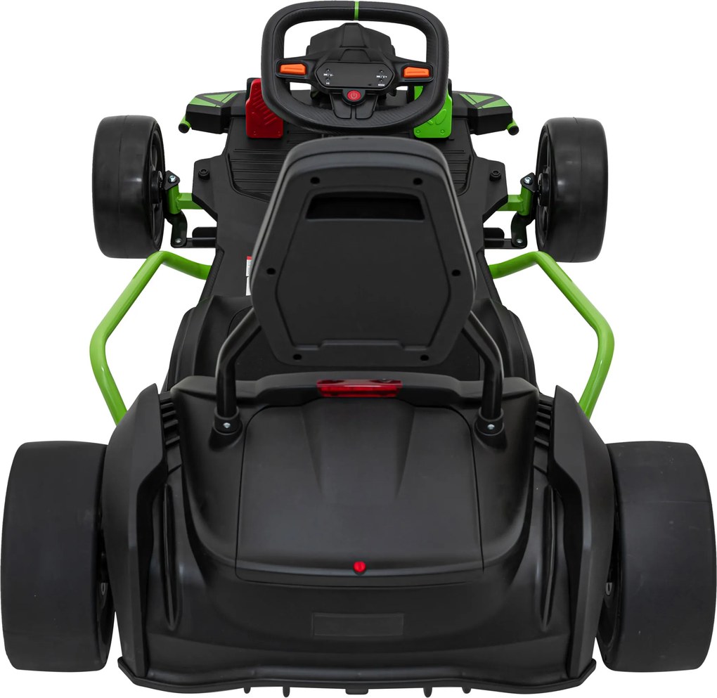 Ramiz Detská motokára na batérie Fast 3 Drift čierna + funkcia driftu + motory 2x150W + LED rádio + pásy