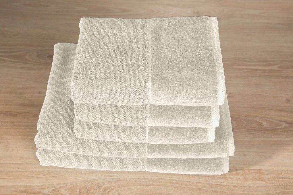 BAVLNENÝ UTERÁK LUCY2 SADA 6KS 50X90 CM BÉŽOVÁ