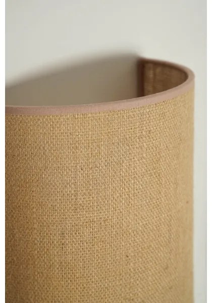 Duolla - Nástenné svietidlo YUTE 1xE27/15W/230V pr. 20 cm hnedá