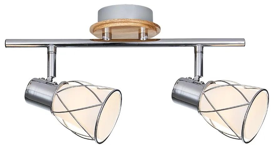 Prezent 75451 - Bodové svietidlo PADRE 2xE14/40W/230V