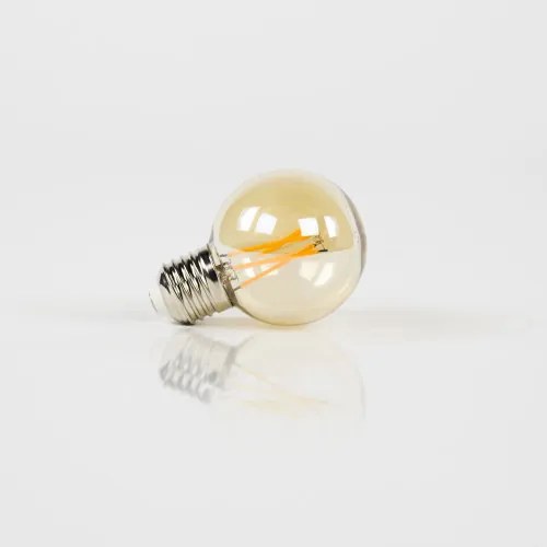 Filament LED žiarovka 84-65 Ø7cm Amber glass - Komfort-nábytok