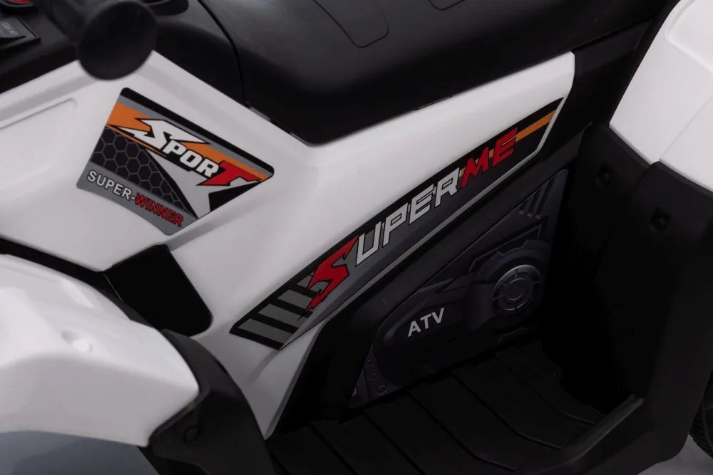 LEAN CARS Štvorkolka na akumulátor JC915, biela