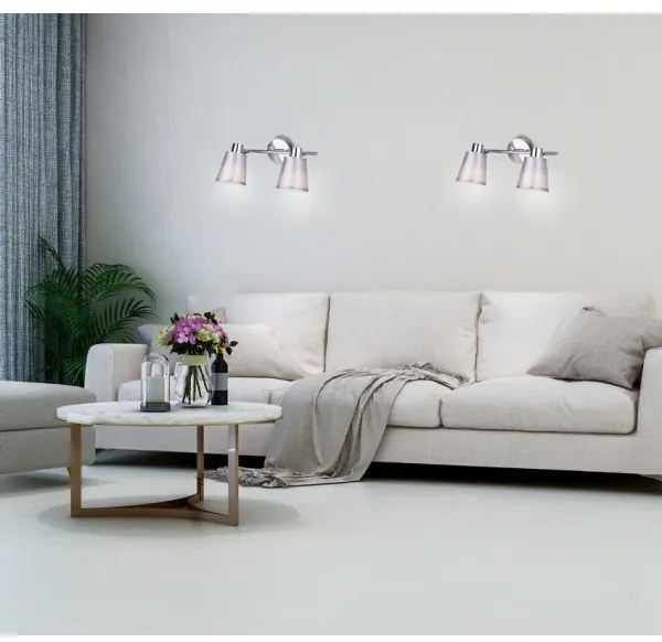 Nástenné svietidlo PIN 2xE14/40W/230V