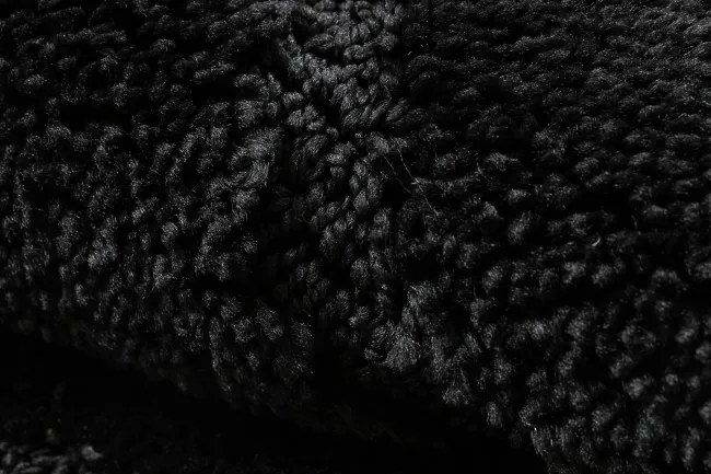 Sada kúpeľňových koberčekov SUPREME WAVES vlny, čierna