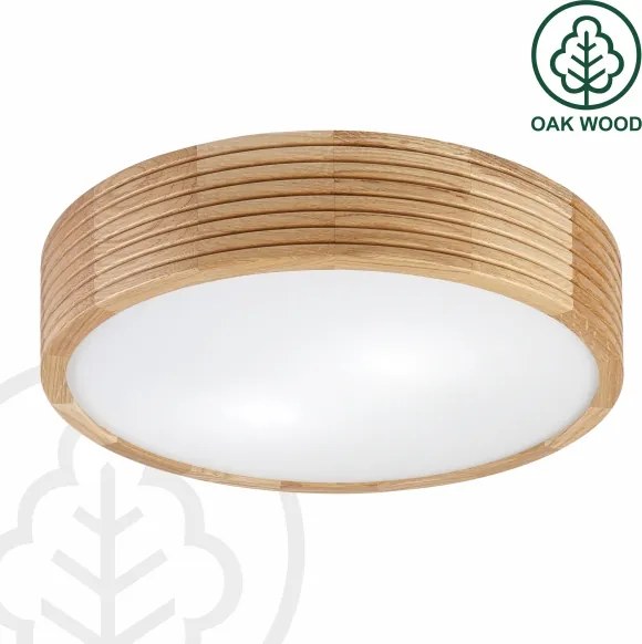 BRILAGI - LED stropné svietidlo CARVALHO MODERN 2xE27/60W/230V pr. 37,5 cm dub