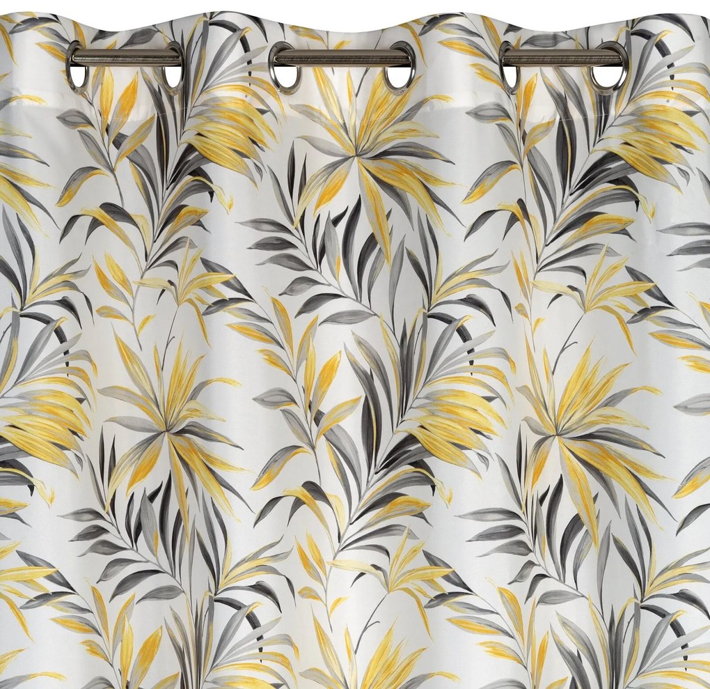 ZÁVES NA KRÚŽKOCH ELIA 140X250 CM VZOROVANÁ