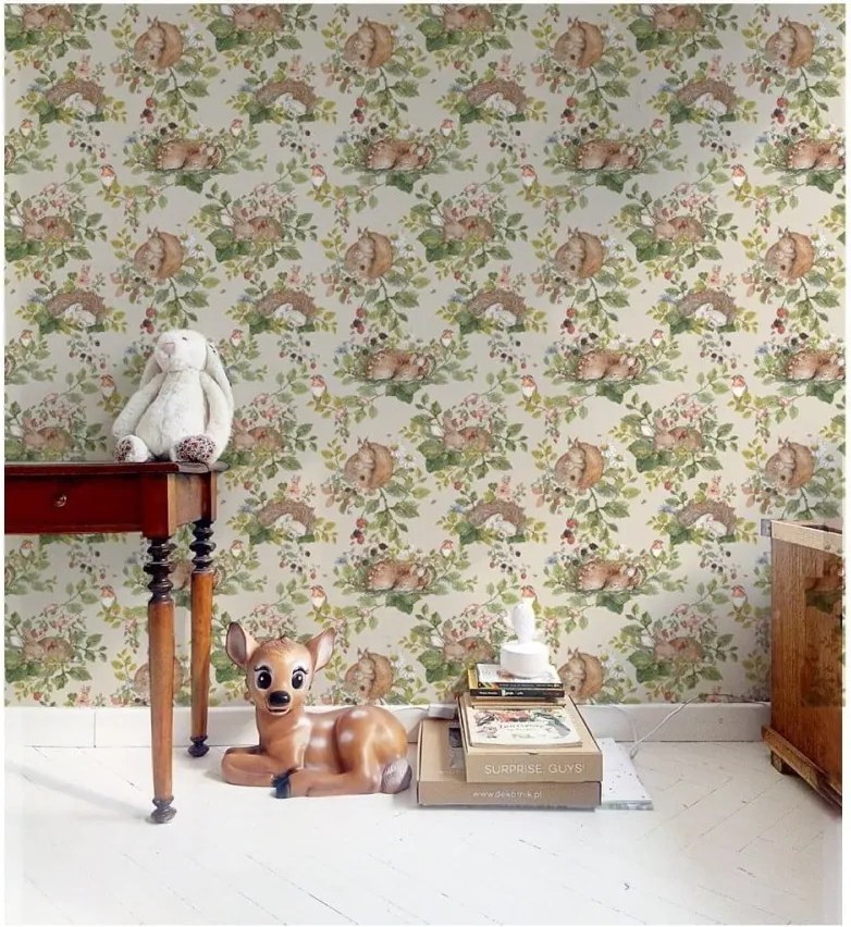 Tapeta malé ospalé zvieratká 280x50 cm