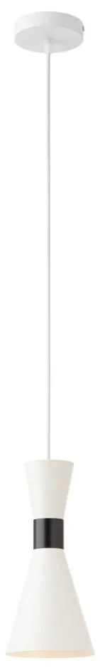 Redo 01-2709 - Luster na lanku KILT 1xE27/42W/230V pr. 12 cm biela