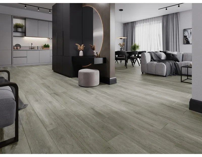 Mexen Riverdale, vinylová podlaha 1240x182 mm SPC 6,5 mm, IXPE 1,5 mm, 4-stranná V-drážka, dub, F1052-1240-182-505-4V1-01