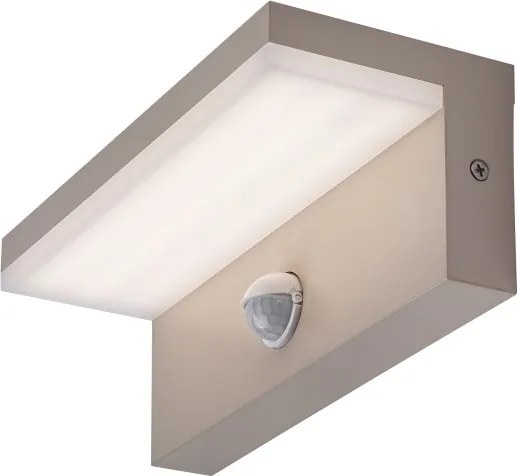 Rabalux 77220 - LED vonkajšie nástenné svietidlo so senzorom ZARAGOZA 9W/230V IP54 béžová