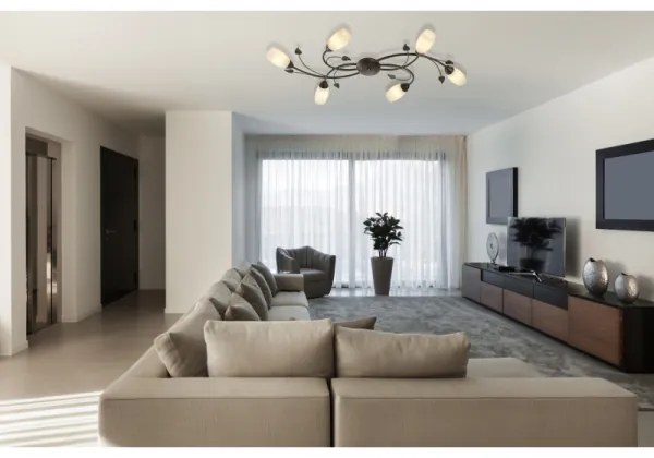 Globo 60800623X - Prisadený luster VENEZIA 6xE14/40W/230V