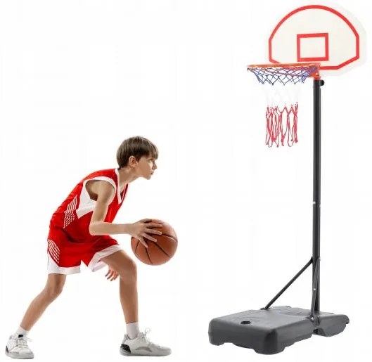 Basketbalový kôš s nastaviteľným stojanom 165 - 205 cm